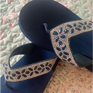 Yellow Box Flip Flops. NWOT. Size 6.5